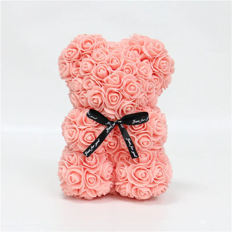 Forever Rose Bear – Handcrafted with Love