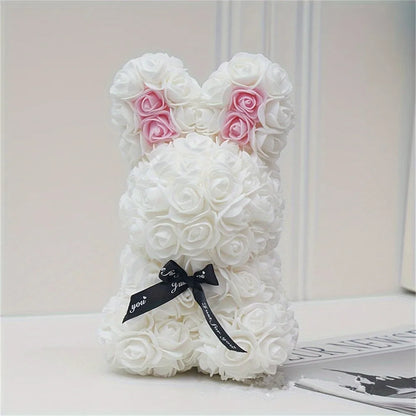 Handmade Rose Bunny – Keepsake of Affection